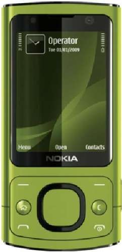 Nokia 6700 slide lime green