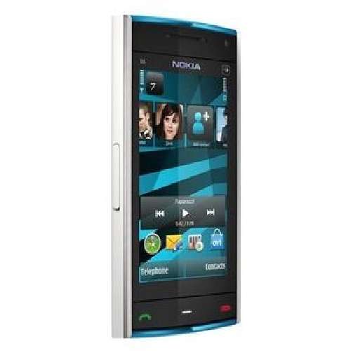Nokia X6 32GB weiß blau