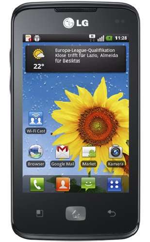LG E510 Optimus hub schwarz verkaufen