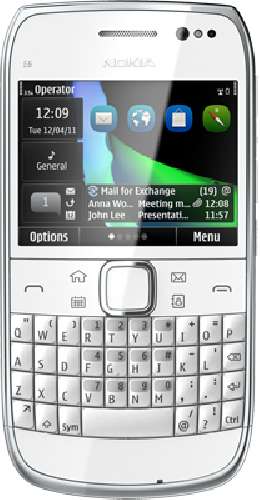 Nokia E6 weiß