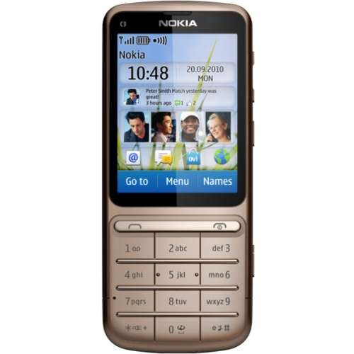 Nokia C3-01.5 Touch and Type copper brown