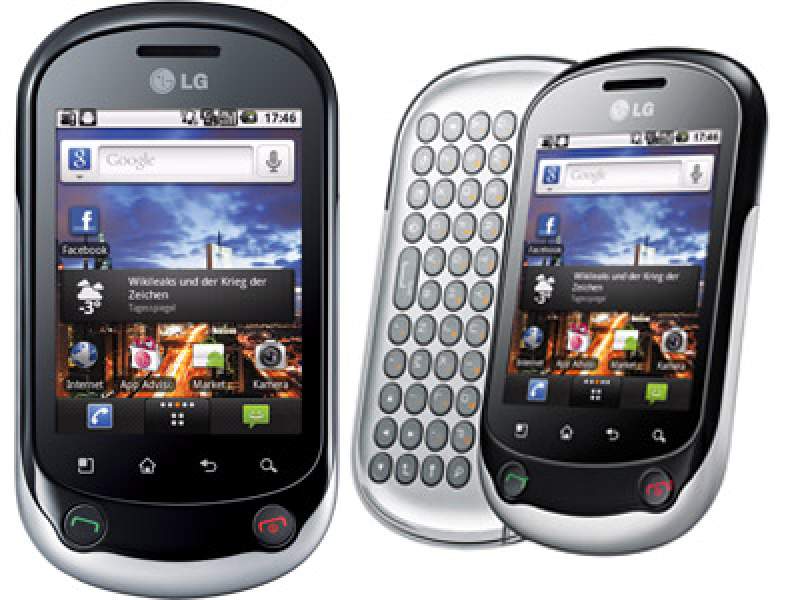 LG C550 Optimus Chat silber