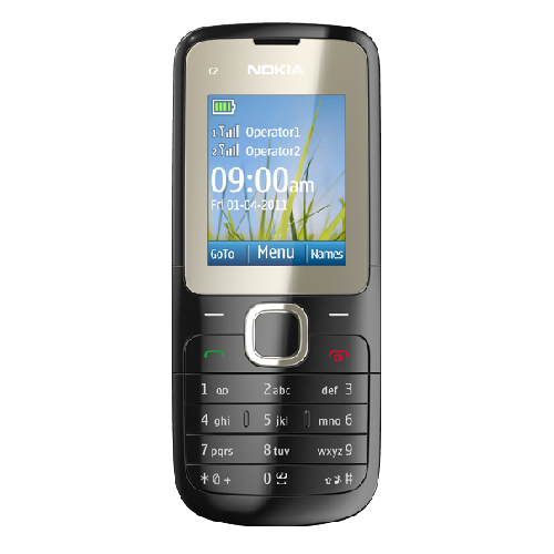 Nokia C2-00 jet black