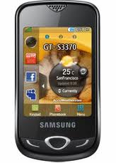 Samsung Corby S3370 chrome silver 3G 