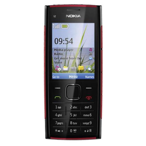 Nokia X2-00 schwarz rot